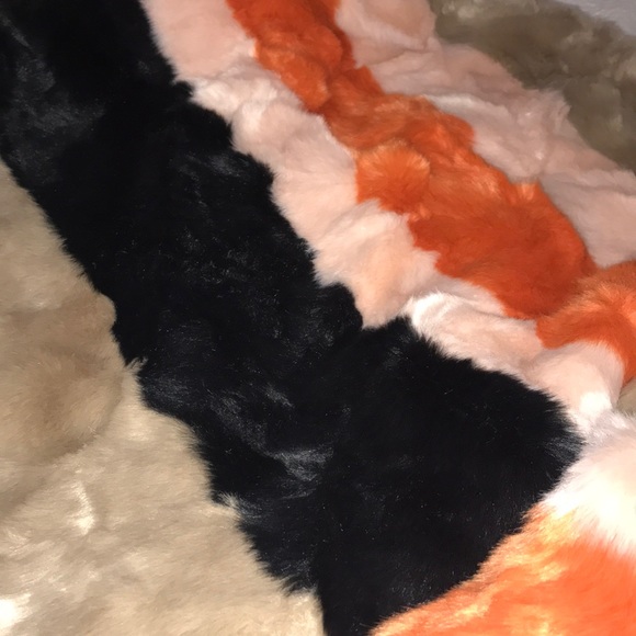 Zara multicolor aux fur - Picture 6 of 8